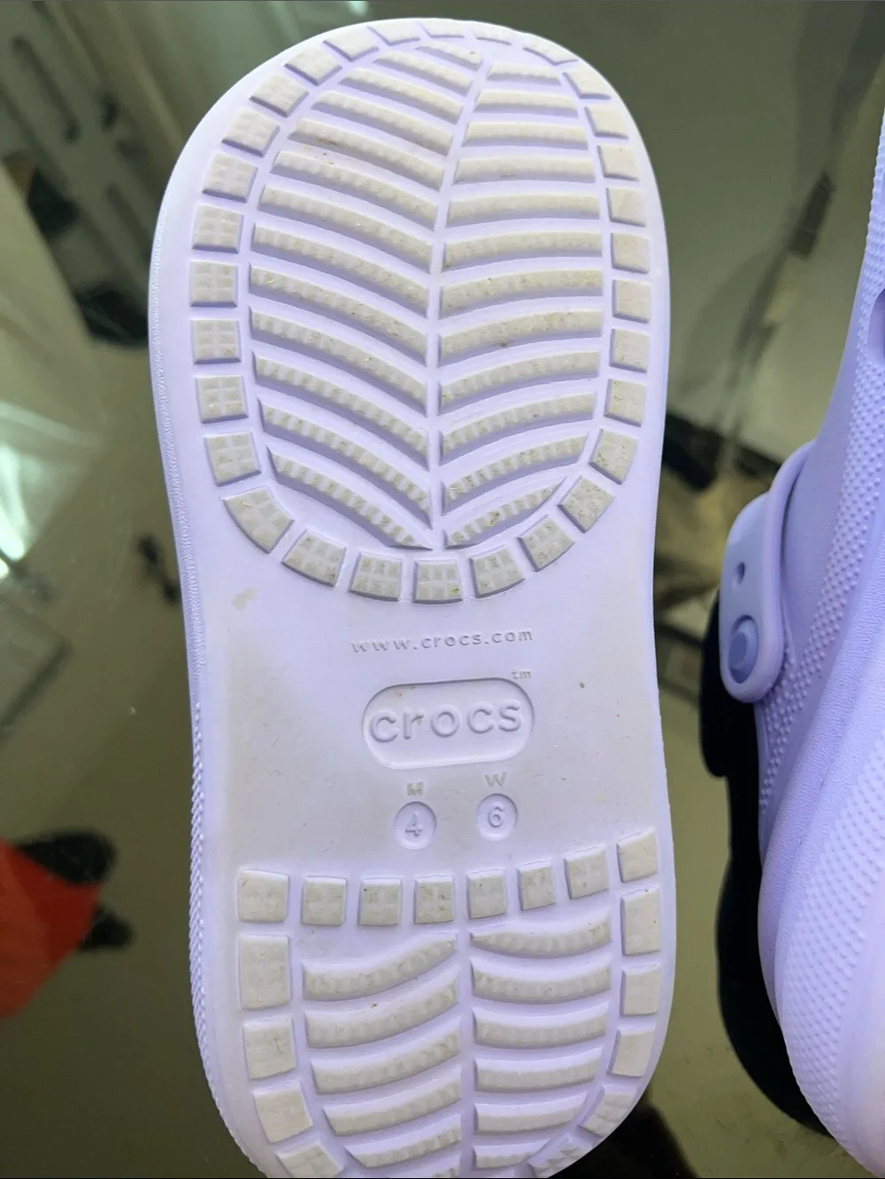 CROCS WOMEN Lavender Platform Clog Sandals